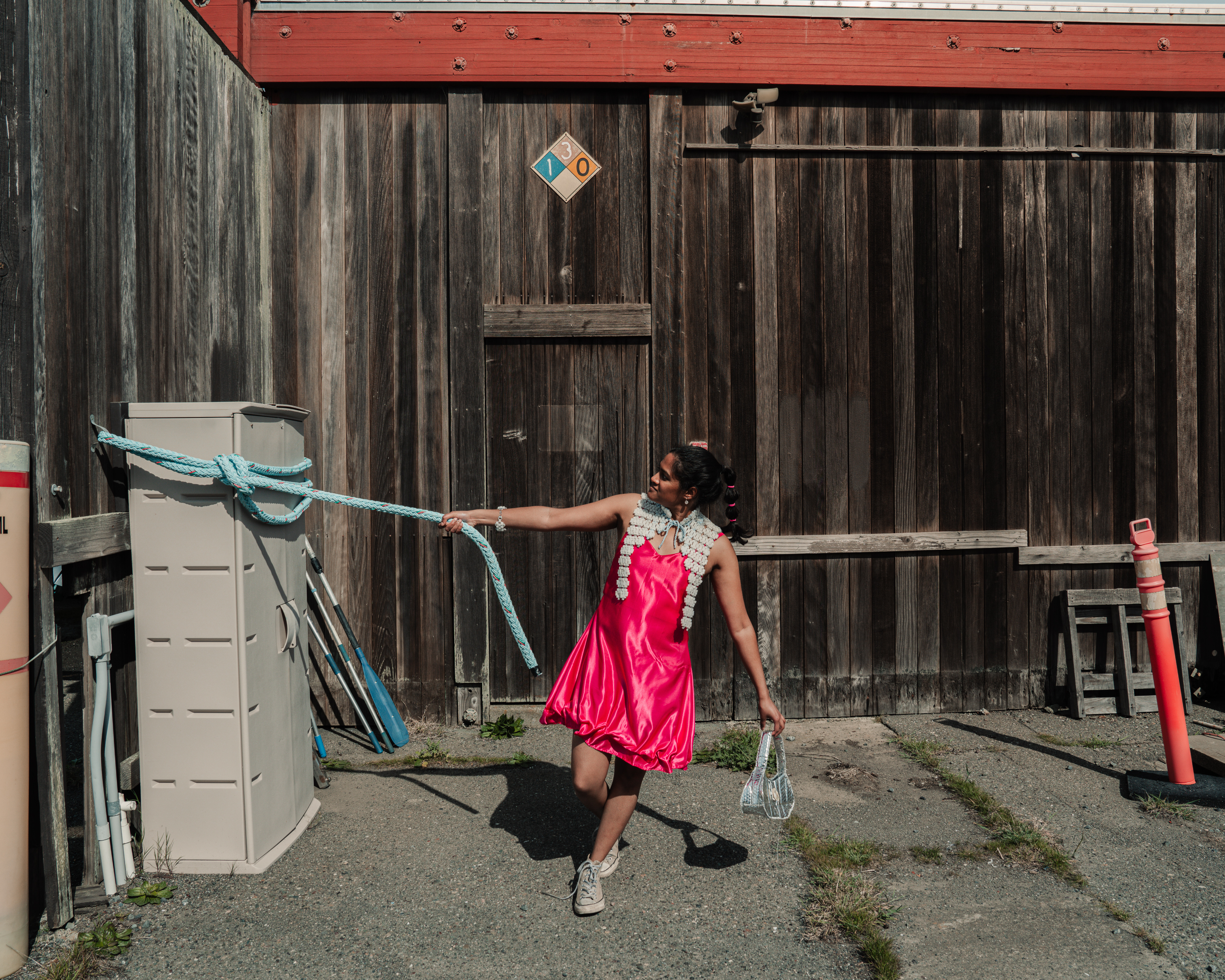 Serina bioball top with smocked dress